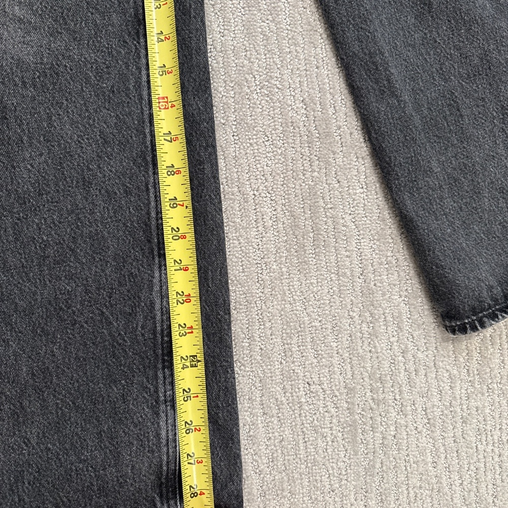 Agolde Wide Leg Jeans in Washed Black - Picture 7 of 7
